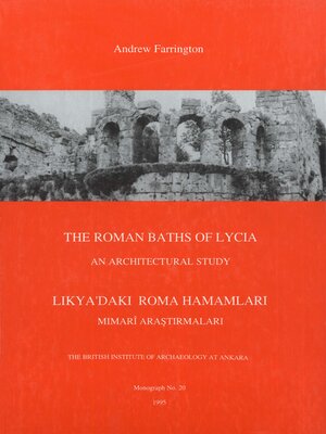 cover image of The Roman Baths of Lycia